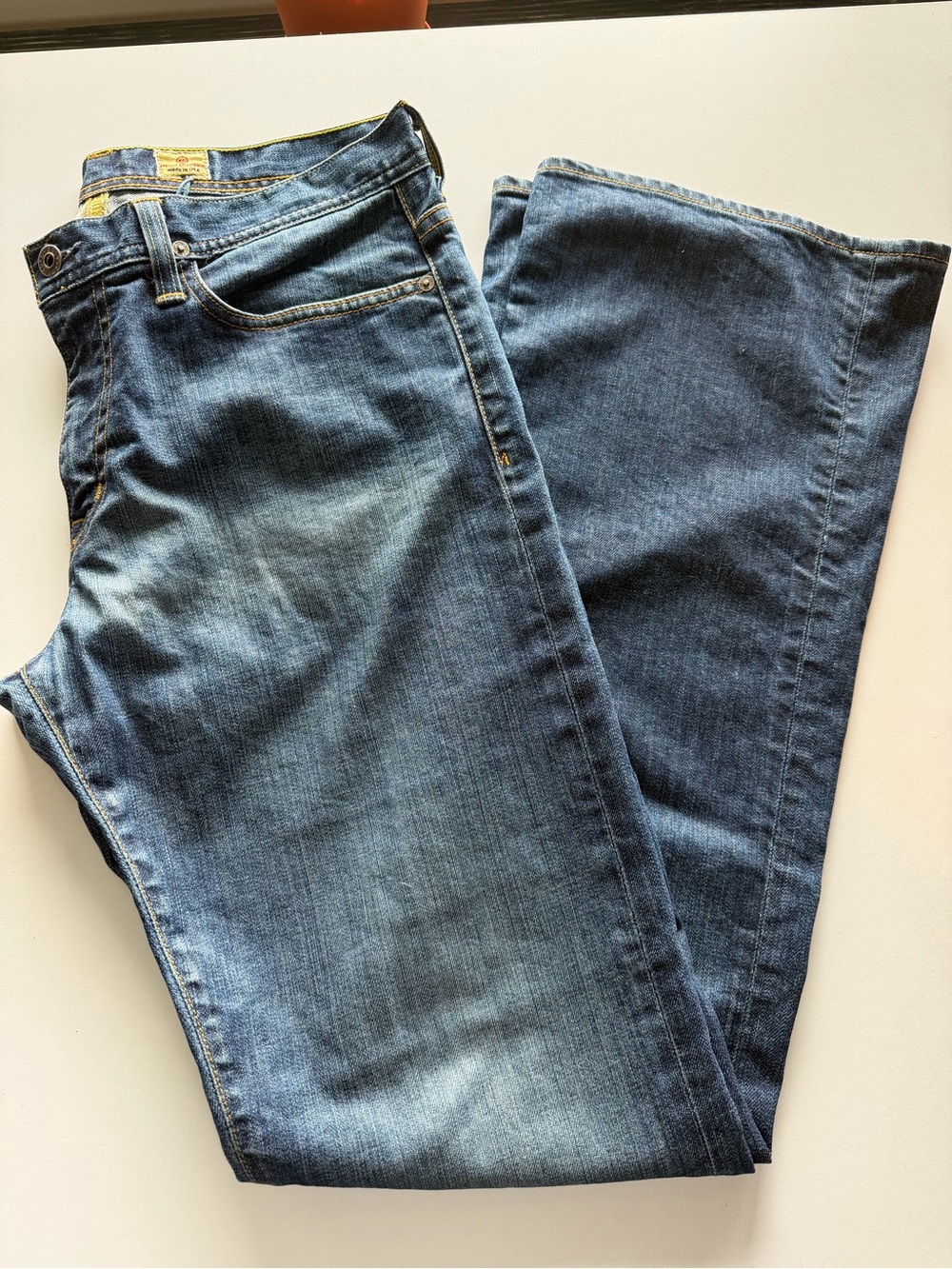 Ag Adriano Goldschmied Men's Bootcut Jeans - Blue Wash